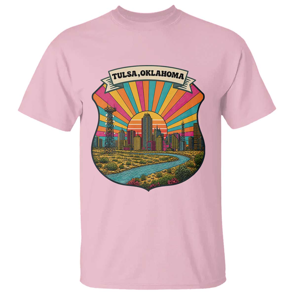 Route Highway 66 Tulsa Oklahoma T Shirt Mother Road Travel Gift