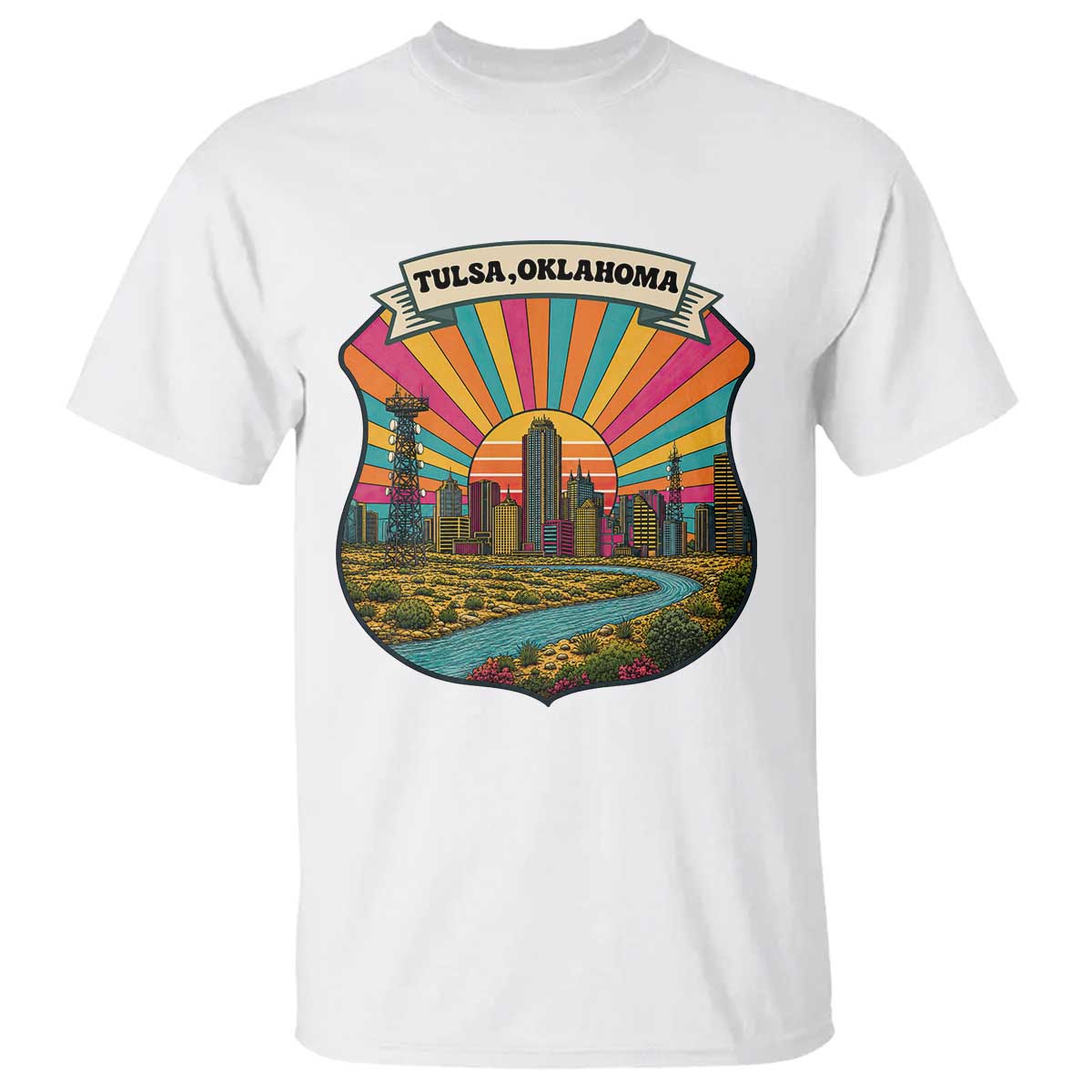 Route Highway 66 Tulsa Oklahoma T Shirt Mother Road Travel Gift