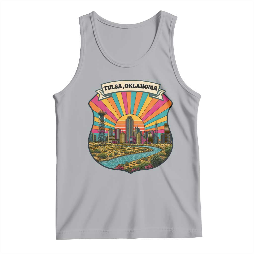 Route Highway 66 Tulsa Oklahoma Tank Top Mother Road Travel Gift