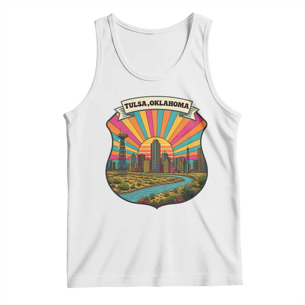 Route Highway 66 Tulsa Oklahoma Tank Top Mother Road Travel Gift