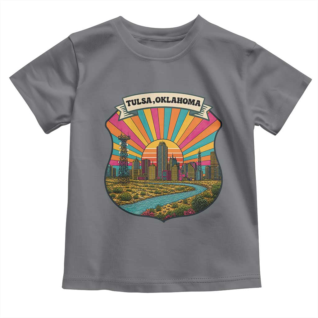 Route Highway 66 Tulsa Oklahoma Toddler T Shirt Mother Road Travel Gift
