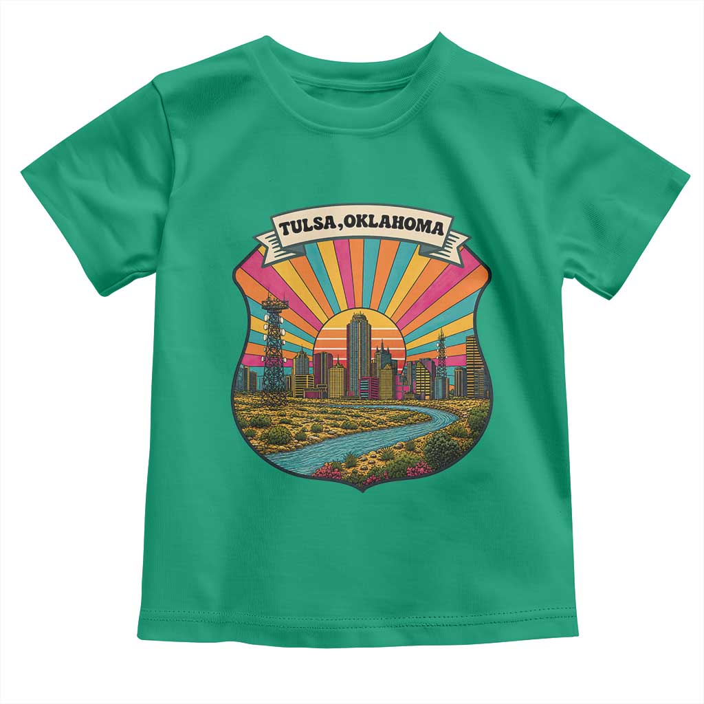 Route Highway 66 Tulsa Oklahoma Toddler T Shirt Mother Road Travel Gift