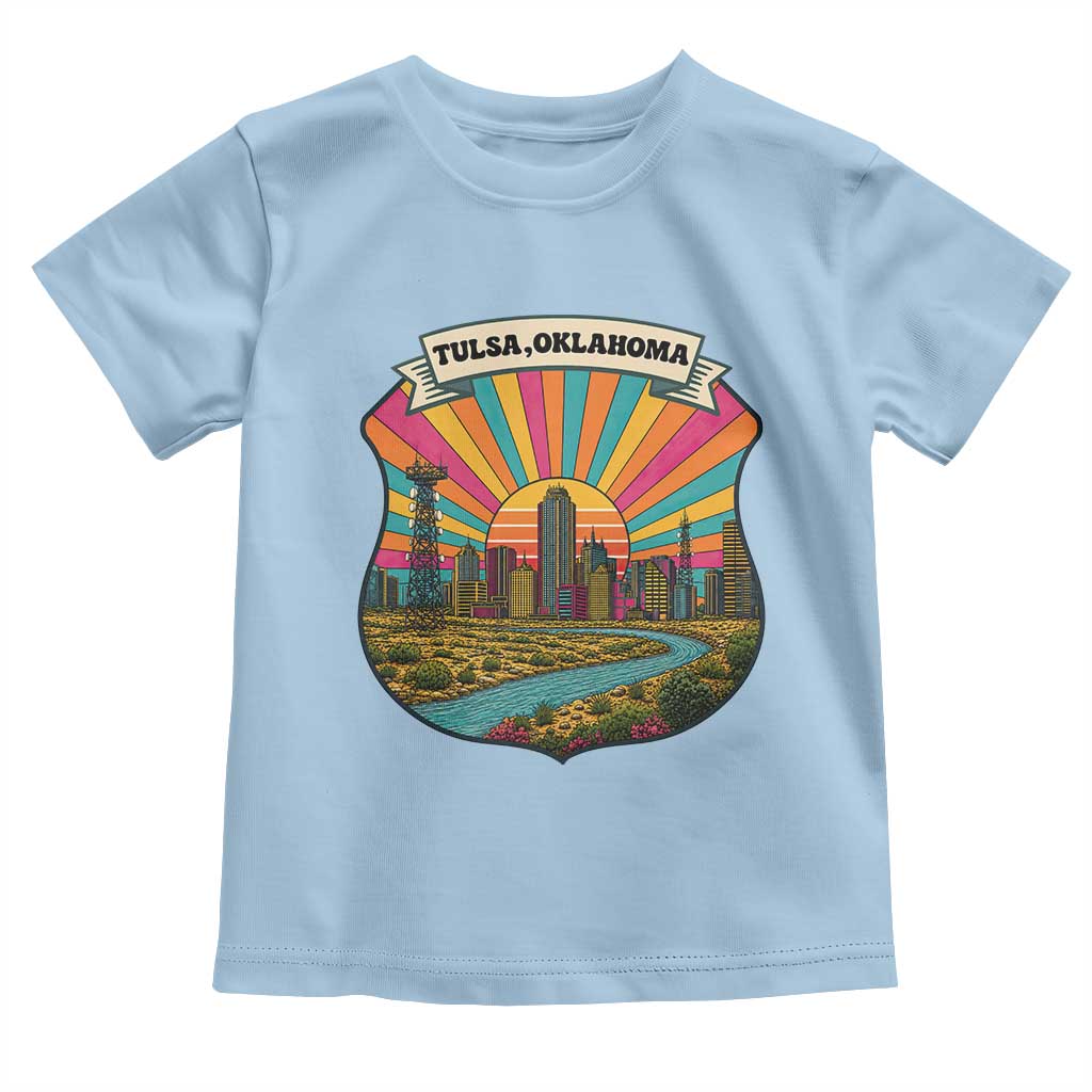 Route Highway 66 Tulsa Oklahoma Toddler T Shirt Mother Road Travel Gift