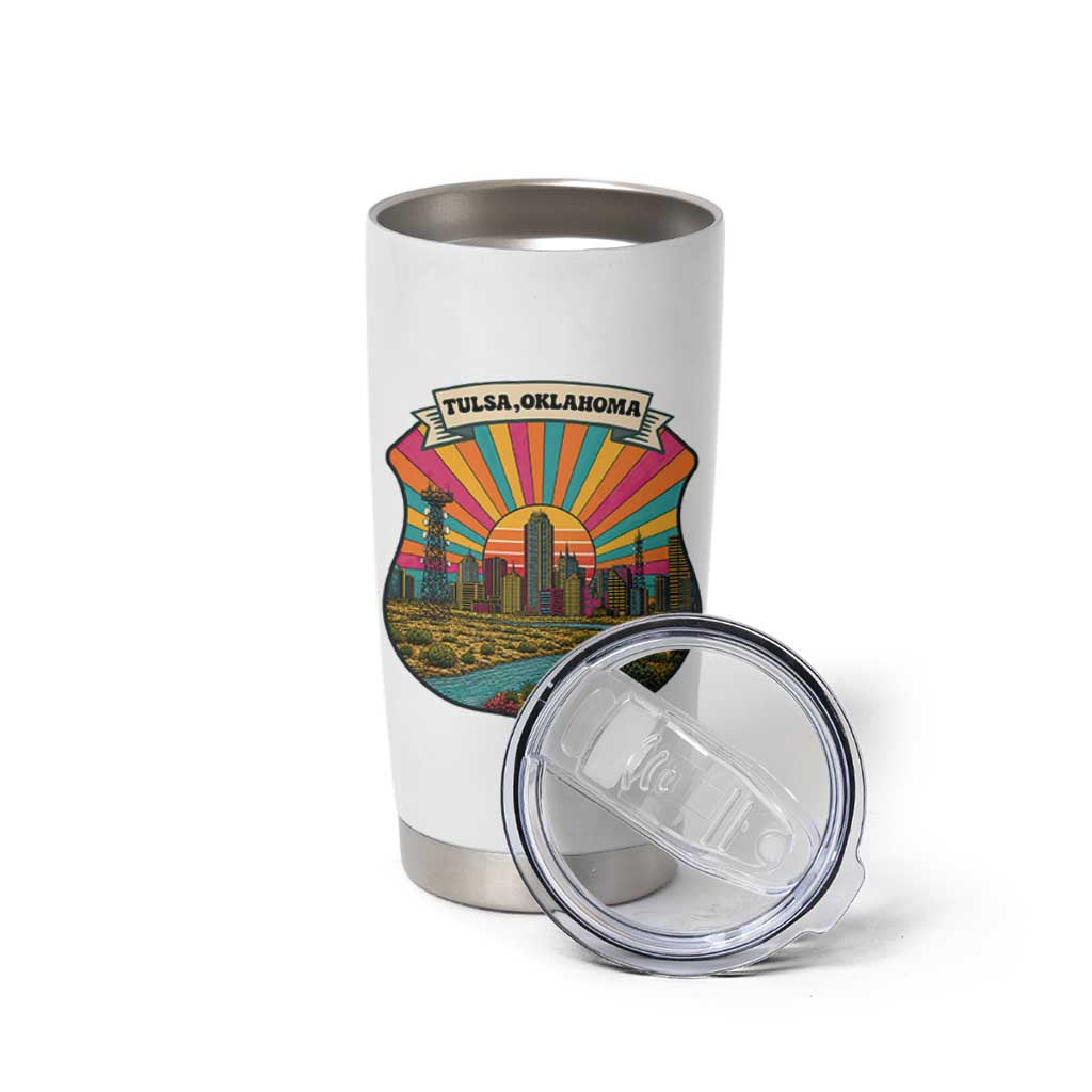 Route Highway 66 Tulsa Oklahoma Tumbler Cup Mother Road Travel Gift