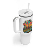 Route Highway 66 Tulsa Oklahoma Tumbler With Handle Mother Road Travel Gift
