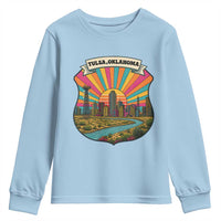 Route Highway 66 Tulsa Oklahoma Youth Sweatshirt Mother Road Travel Gift