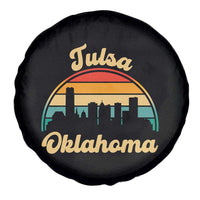 Vintage Tulsa Oklahoma Pride Spare Tire Cover Proud Oklahoman Gift