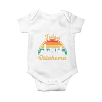 Vintage Tulsa Oklahoma Pride Baby Onesie Proud Oklahoman Gift