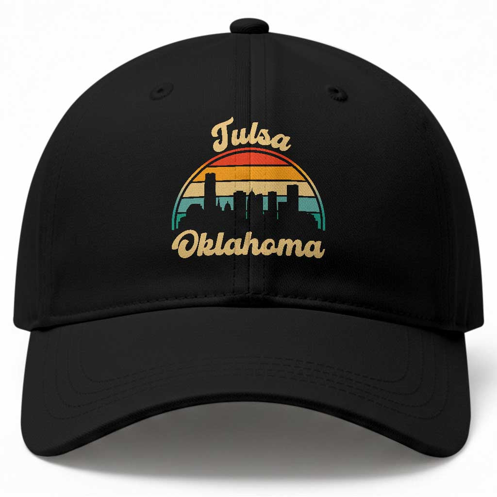 Vintage Tulsa Oklahoma Pride Baseball Cap Proud Oklahoman Gift