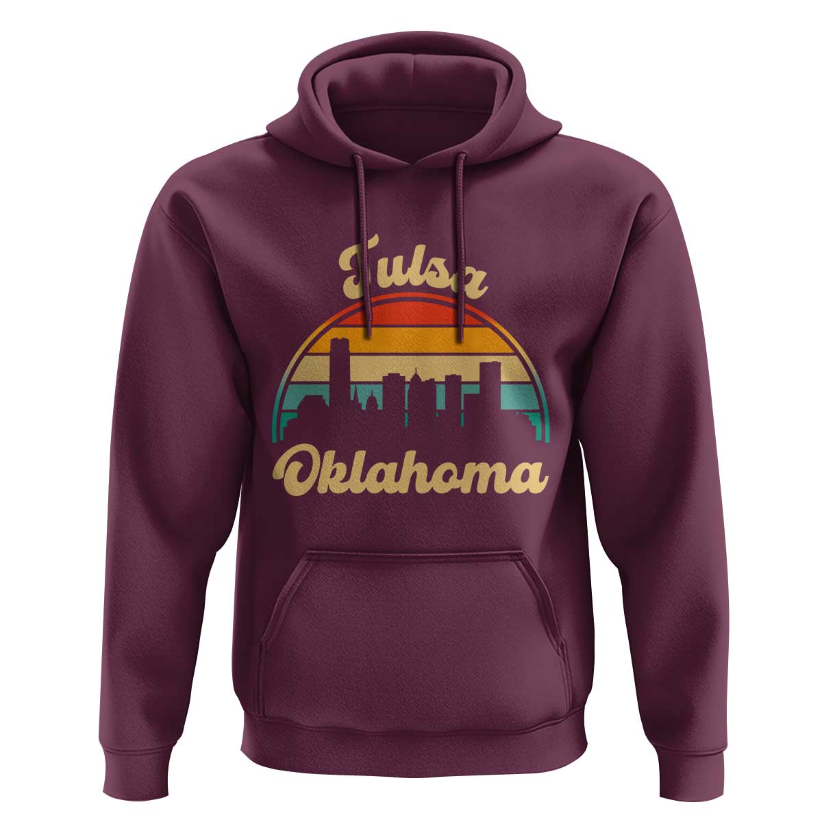 Vintage Tulsa Oklahoma Pride Hoodie Proud Oklahoman Gift