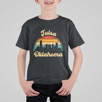 Vintage Tulsa Oklahoma Pride T Shirt For Kid Proud Oklahoman Gift