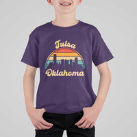 Vintage Tulsa Oklahoma Pride T Shirt For Kid Proud Oklahoman Gift