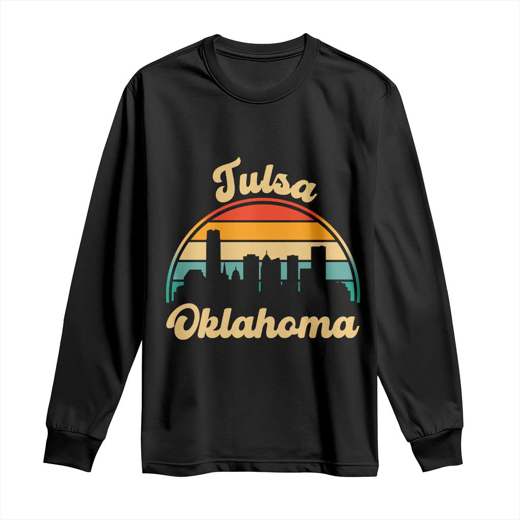 Vintage Tulsa Oklahoma Pride Long Sleeve Shirt Proud Oklahoman Gift