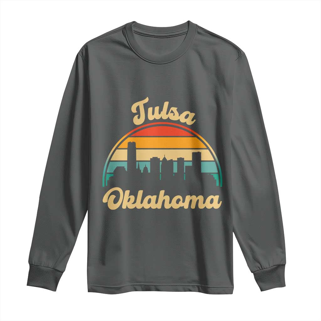 Vintage Tulsa Oklahoma Pride Long Sleeve Shirt Proud Oklahoman Gift