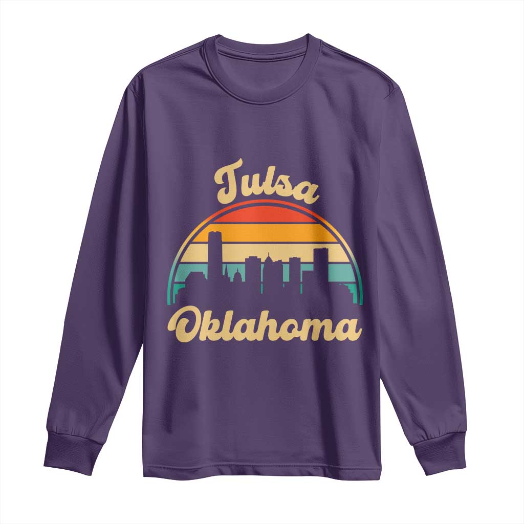 Vintage Tulsa Oklahoma Pride Long Sleeve Shirt Proud Oklahoman Gift