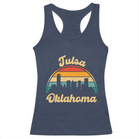 Vintage Tulsa Oklahoma Pride Racerback Tank Top Proud Oklahoman Gift