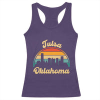 Vintage Tulsa Oklahoma Pride Racerback Tank Top Proud Oklahoman Gift