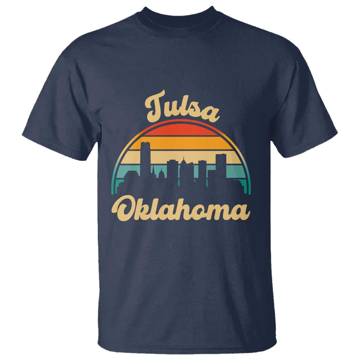 Vintage Tulsa Oklahoma Pride T Shirt Proud Oklahoman Gift