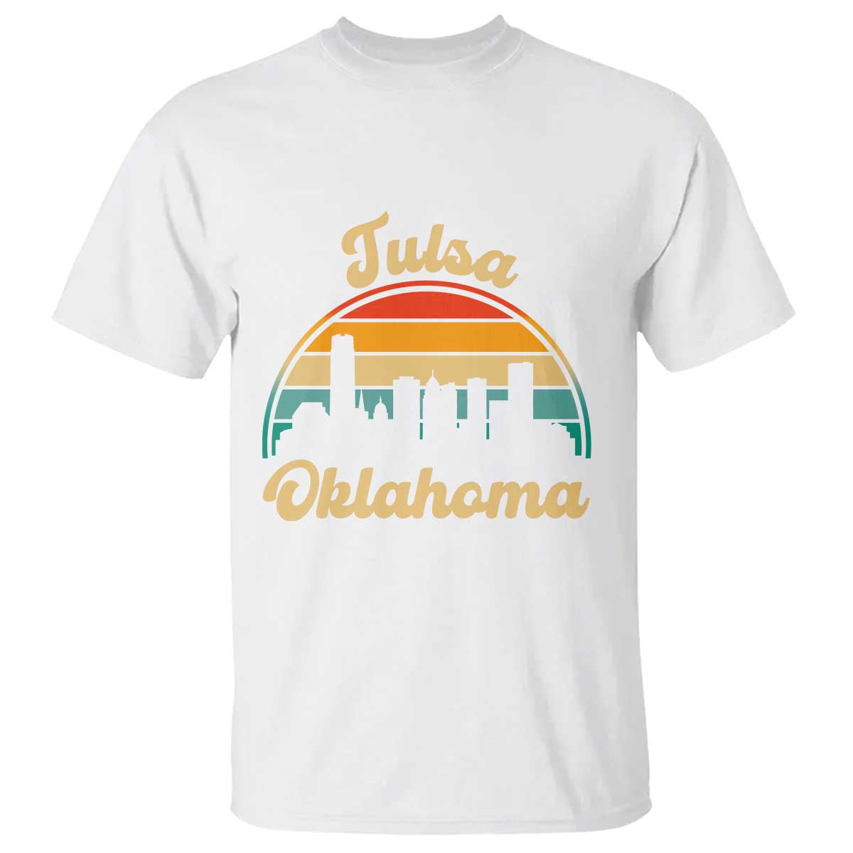 Vintage Tulsa Oklahoma Pride T Shirt Proud Oklahoman Gift