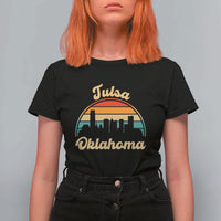 Vintage Tulsa Oklahoma Pride T Shirt For Women Proud Oklahoman Gift