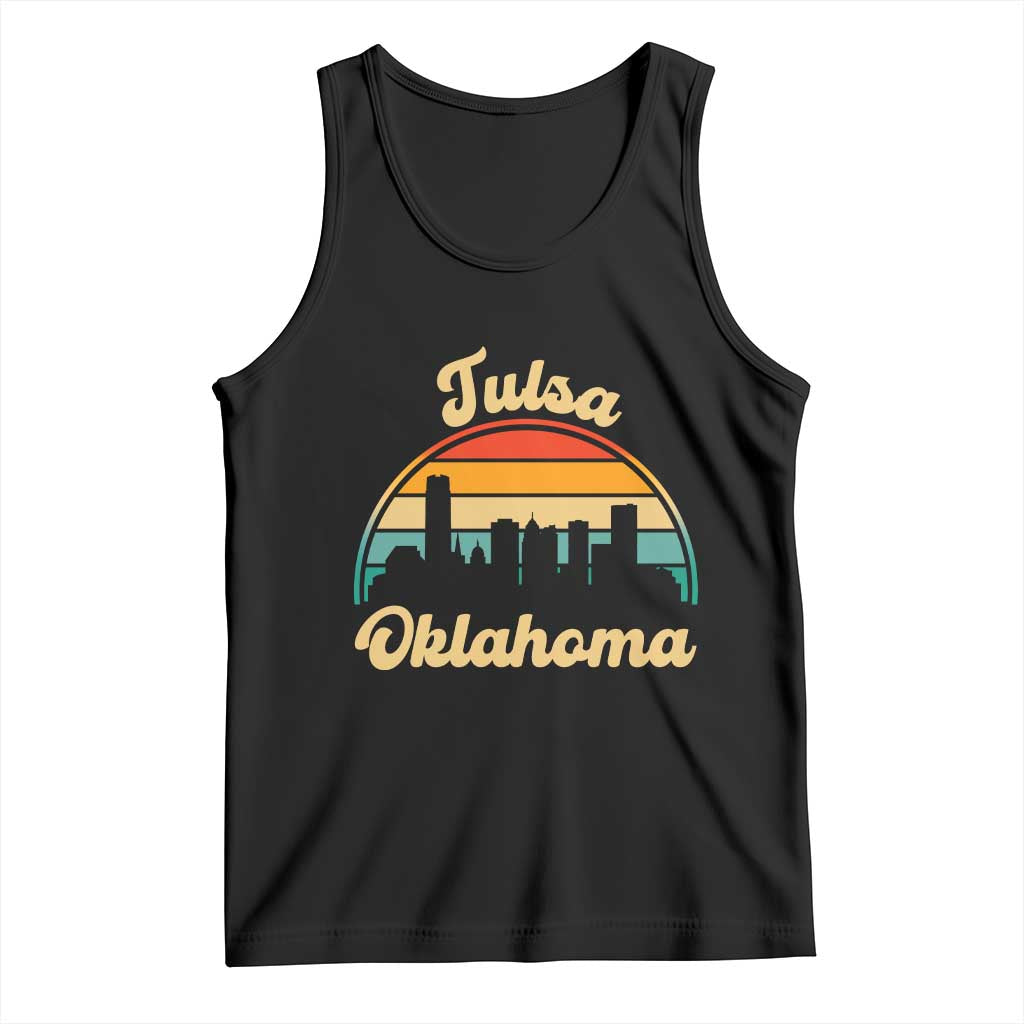 Vintage Tulsa Oklahoma Pride Tank Top Proud Oklahoman Gift