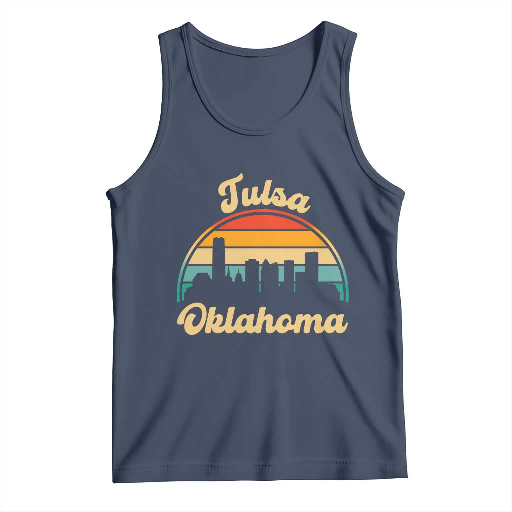 Vintage Tulsa Oklahoma Pride Tank Top Proud Oklahoman Gift