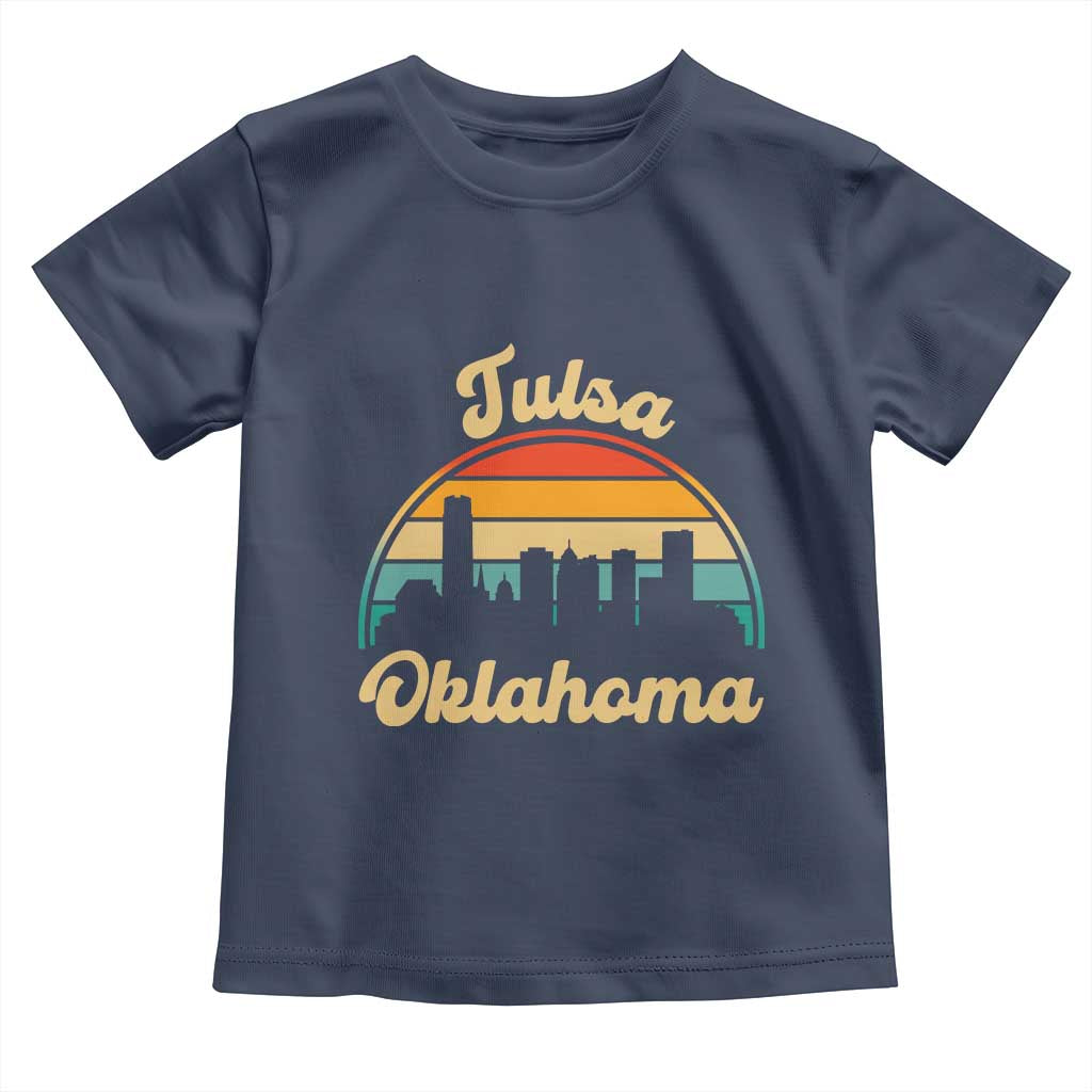Vintage Tulsa Oklahoma Pride Toddler T Shirt Proud Oklahoman Gift
