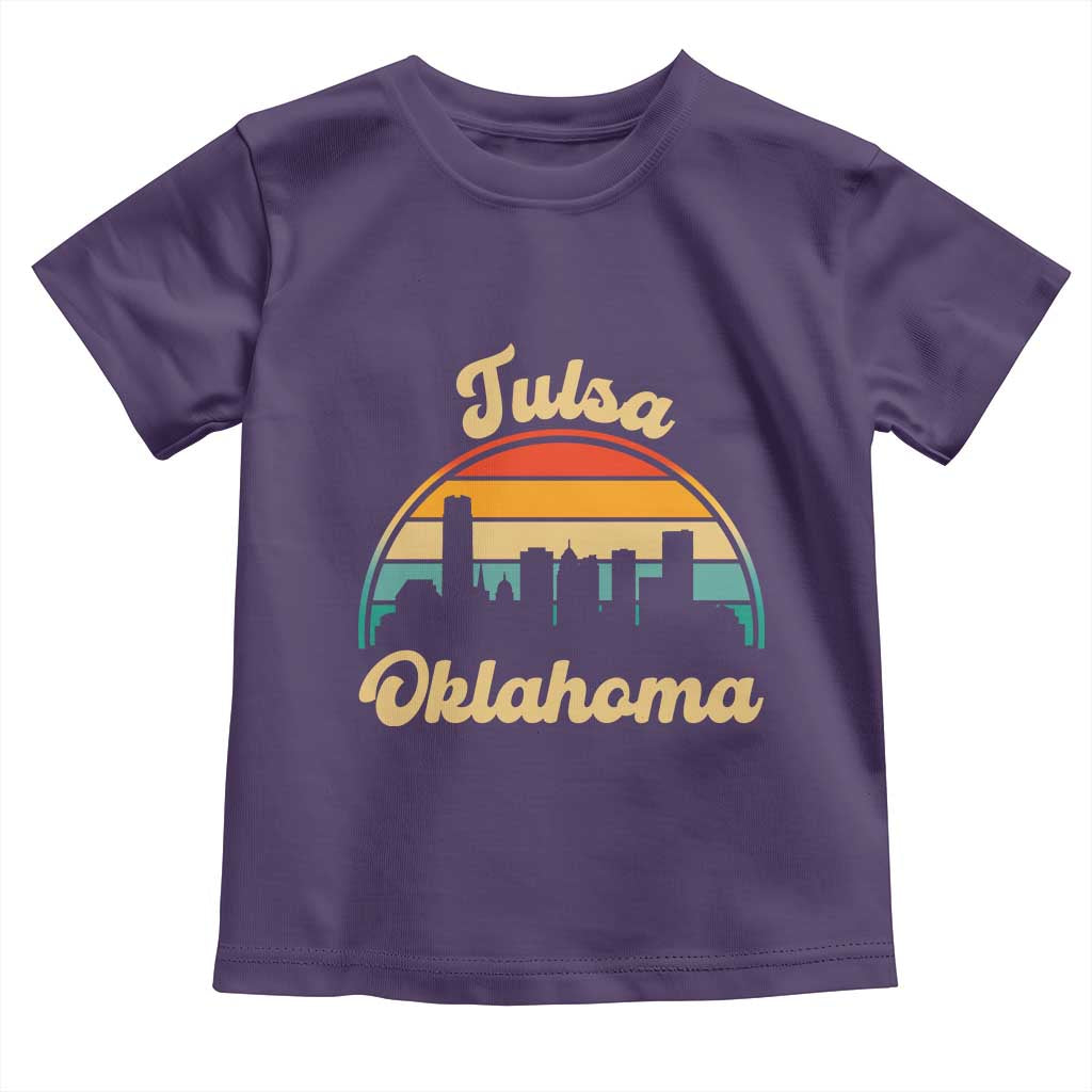 Vintage Tulsa Oklahoma Pride Toddler T Shirt Proud Oklahoman Gift