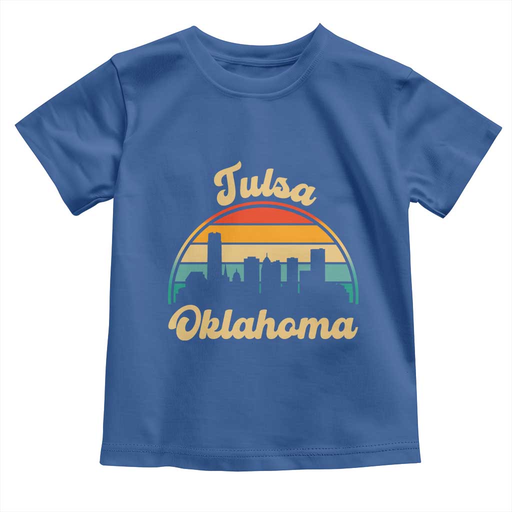 Vintage Tulsa Oklahoma Pride Toddler T Shirt Proud Oklahoman Gift