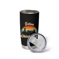 Vintage Tulsa Oklahoma Pride Tumbler Cup Proud Oklahoman Gift