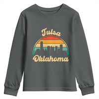 Vintage Tulsa Oklahoma Pride Youth Sweatshirt Proud Oklahoman Gift