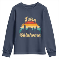 Vintage Tulsa Oklahoma Pride Youth Sweatshirt Proud Oklahoman Gift