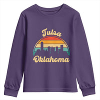 Vintage Tulsa Oklahoma Pride Youth Sweatshirt Proud Oklahoman Gift