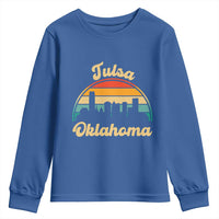 Vintage Tulsa Oklahoma Pride Youth Sweatshirt Proud Oklahoman Gift