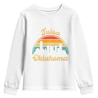 Vintage Tulsa Oklahoma Pride Youth Sweatshirt Proud Oklahoman Gift