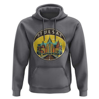 Vintage Tulsa Oklahoma Cityscape Pride Hoodie