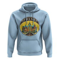 Vintage Tulsa Oklahoma Cityscape Pride Hoodie