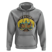 Vintage Tulsa Oklahoma Cityscape Pride Hoodie