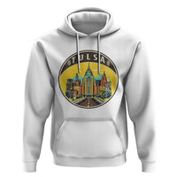 Vintage Tulsa Oklahoma Cityscape Pride Hoodie