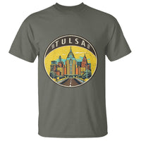 Vintage Tulsa Oklahoma Cityscape Pride T Shirt