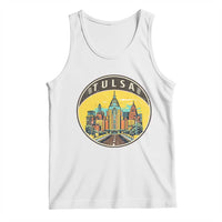 Vintage Tulsa Oklahoma Cityscape Pride Tank Top