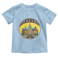 Vintage Tulsa Oklahoma Cityscape Pride Toddler T Shirt