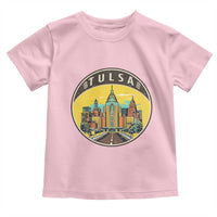 Vintage Tulsa Oklahoma Cityscape Pride Toddler T Shirt