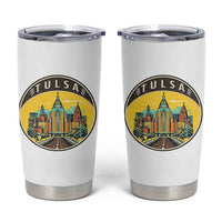 Vintage Tulsa Oklahoma Cityscape Pride Tumbler Cup
