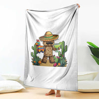 Cinco De Mayo Mexican Gamer Throw Blanket Video Game Fiesta Gift