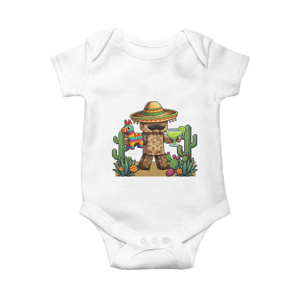 Cinco De Mayo Mexican Gamer Baby Onesie Video Game Fiesta Gift