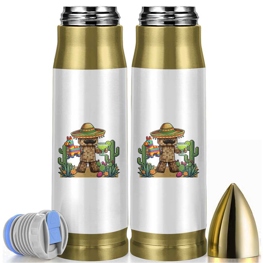 Cinco De Mayo Mexican Gamer Bullet Tumbler Video Game Fiesta Gift