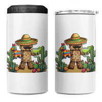 Cinco De Mayo Mexican Gamer 4 in 1 Can Cooler Tumbler Video Game Fiesta Gift