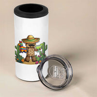 Cinco De Mayo Mexican Gamer 4 in 1 Can Cooler Tumbler Video Game Fiesta Gift