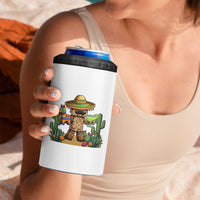 Cinco De Mayo Mexican Gamer 4 in 1 Can Cooler Tumbler Video Game Fiesta Gift